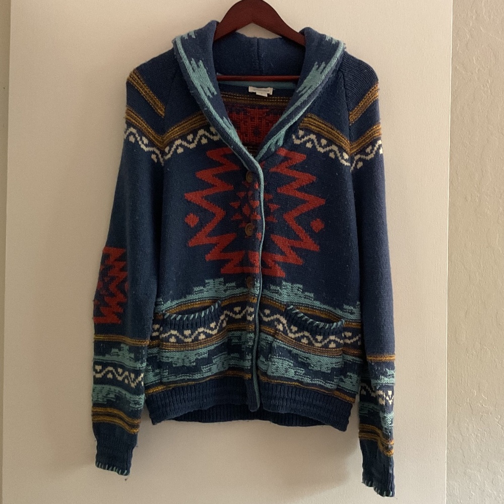 Sundance Sweater Aztec Horse Spirit Winds Cardigan Women’s size small